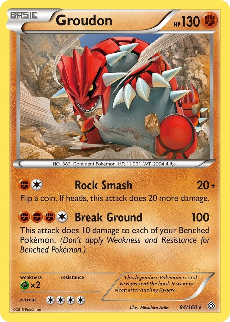 Image for Groudon (84/160) (XY - Primal Clash) (PRC) - Pokemon