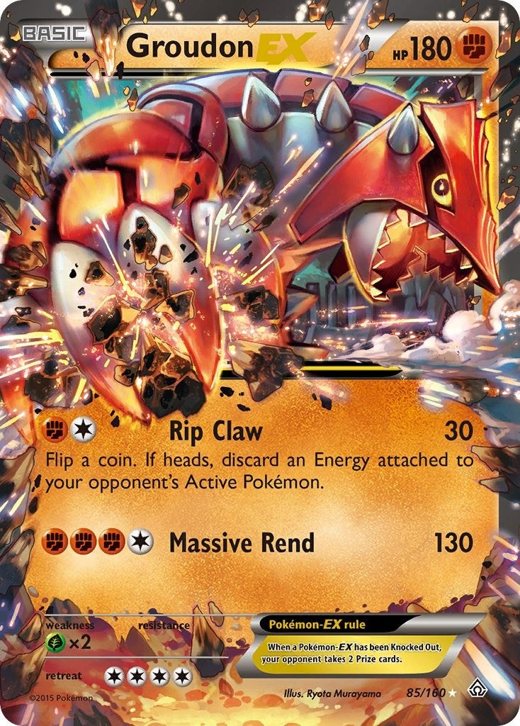 Image for Groudon EX (85/160) (XY - Primal Clash) (PRC) - Pokemon