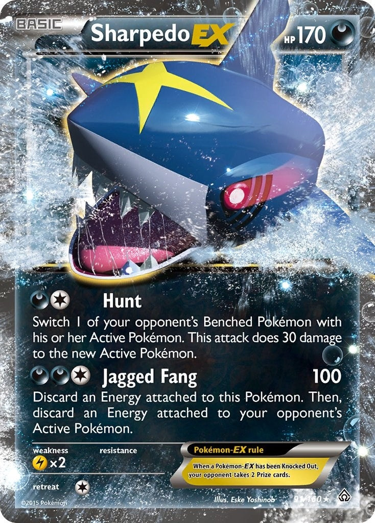 Image for Sharpedo EX (91/160) (XY - Primal Clash) (PRC) - Pokemon