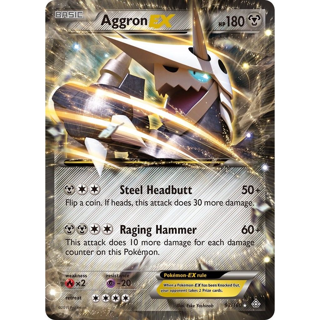 Image for Aggron EX (93/160) (XY - Primal Clash) - Pokemon