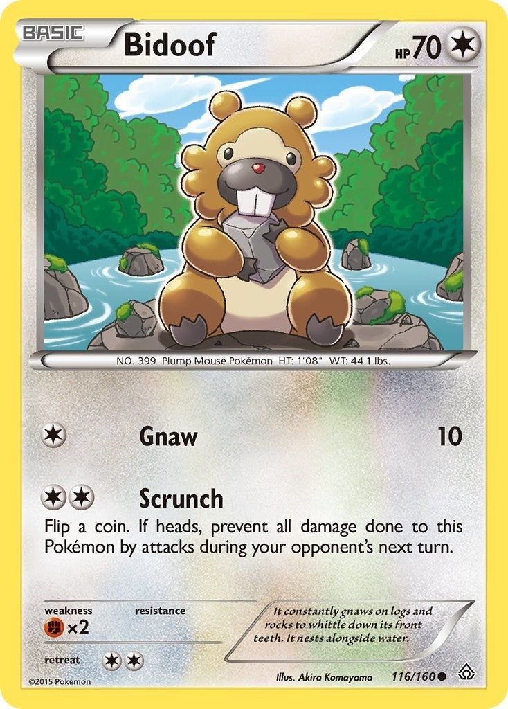 Image for Bidoof (116/160) (XY - Primal Clash) (PRC) - Pokemon
