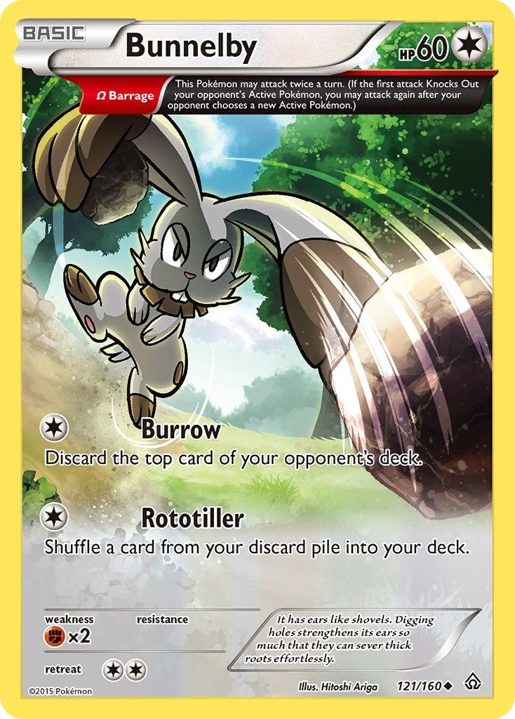 Image for Bunnelby (Omega) (121/160) (XY - Primal Clash) (PRC) - Pokemon