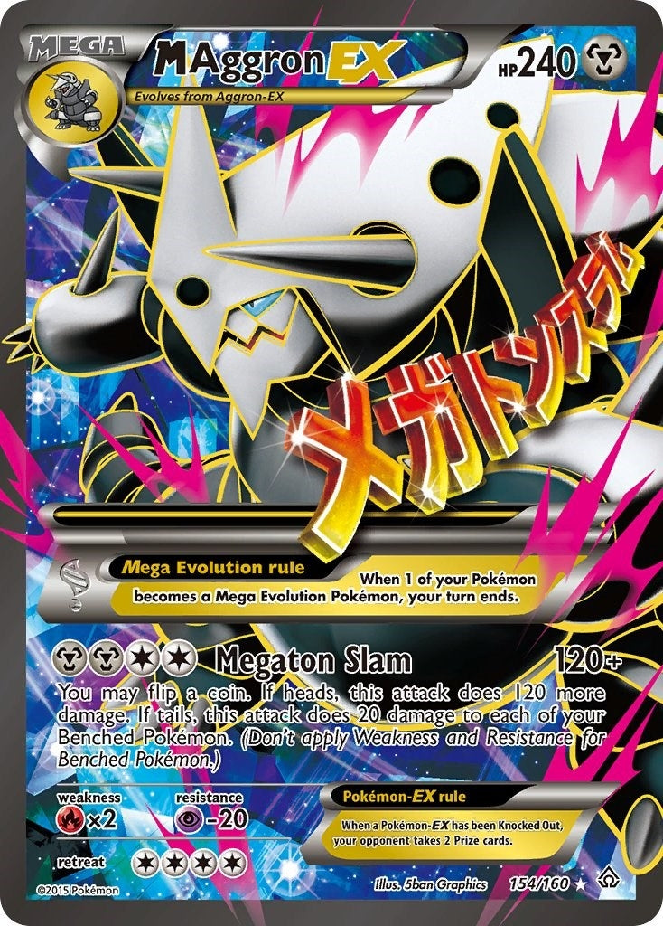 Image for M Aggron EX (154 Full Art) (154/160) (XY - Primal Clash) (PRC) - Pokemon