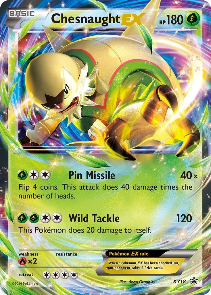 Image for Chesnaught EX - XY18 (XY18) (XY Promos) (PR) - Pokemon