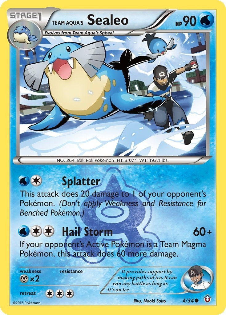 Image for Team Aqua's Sealeo (4/34) (Double Crisis) (DCR) - Pokemon