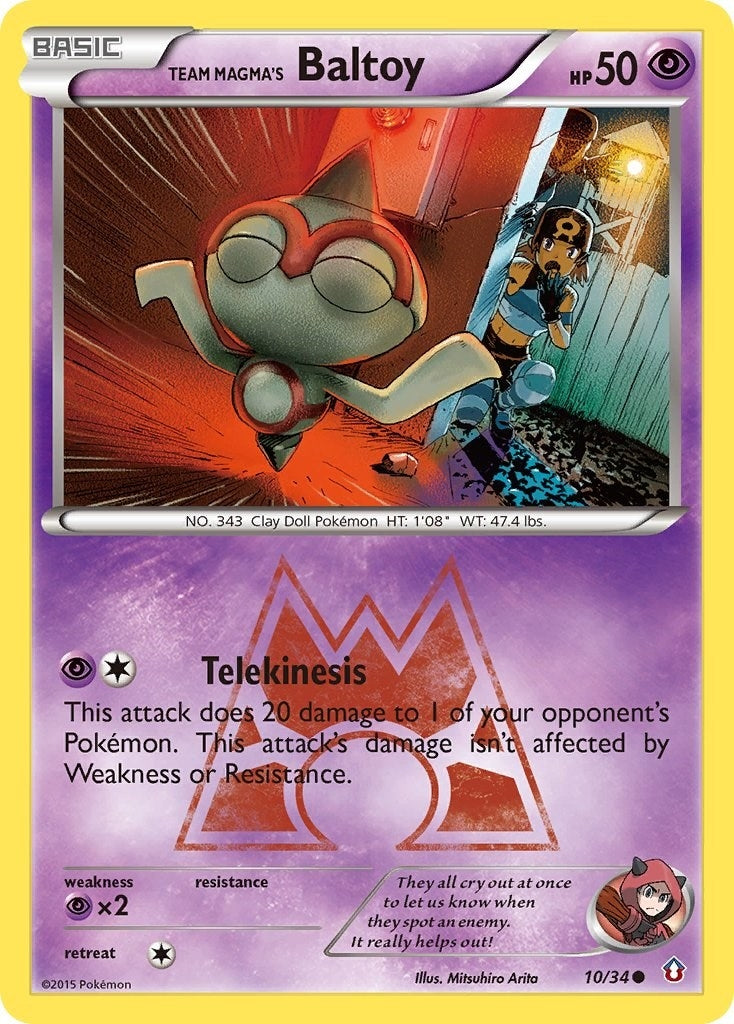 Image for Team Magma's Baltoy (10/34) (Double Crisis) (DCR) - Pokemon