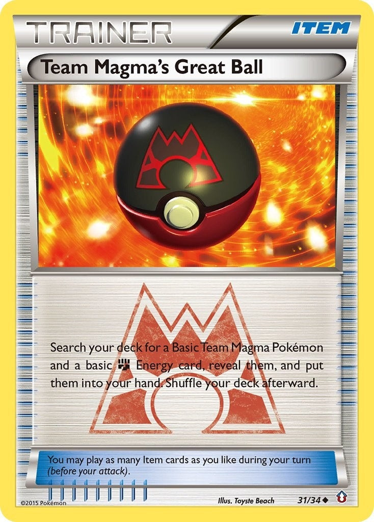 Image for Team Magma's Great Ball (31/34) (Double Crisis) (DCR) - Pokemon
