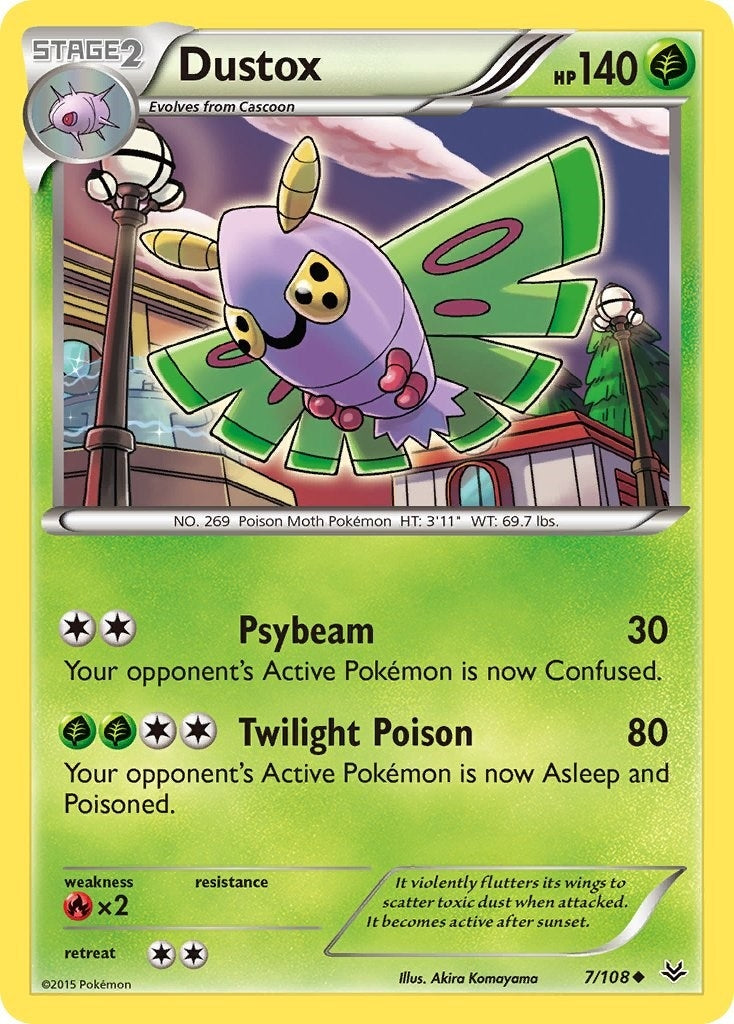 Image for Dustox (7) (7/108) (XY - Roaring Skies) (ROS) - Pokemon