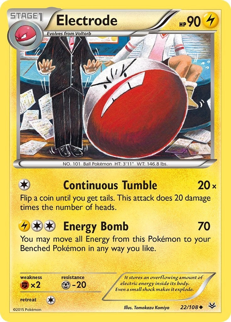 Image for Electrode (22/108) (XY - Roaring Skies) (ROS) - Pokemon