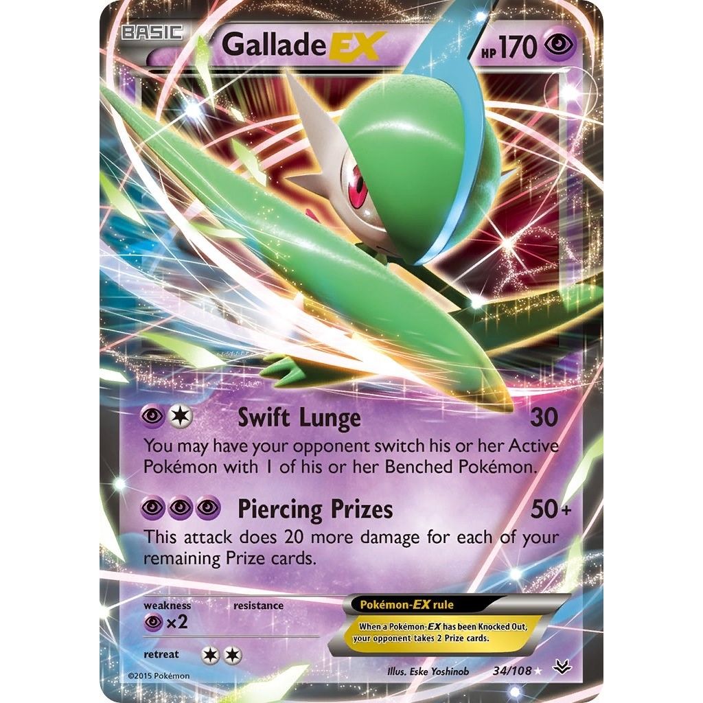 Image for Gallade EX (34/108) (XY - Roaring Skies) - Pokemon