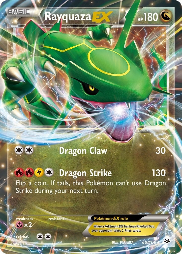 Image for Rayquaza EX (60) (60/108) (XY - Roaring Skies) (ROS) - Pokemon