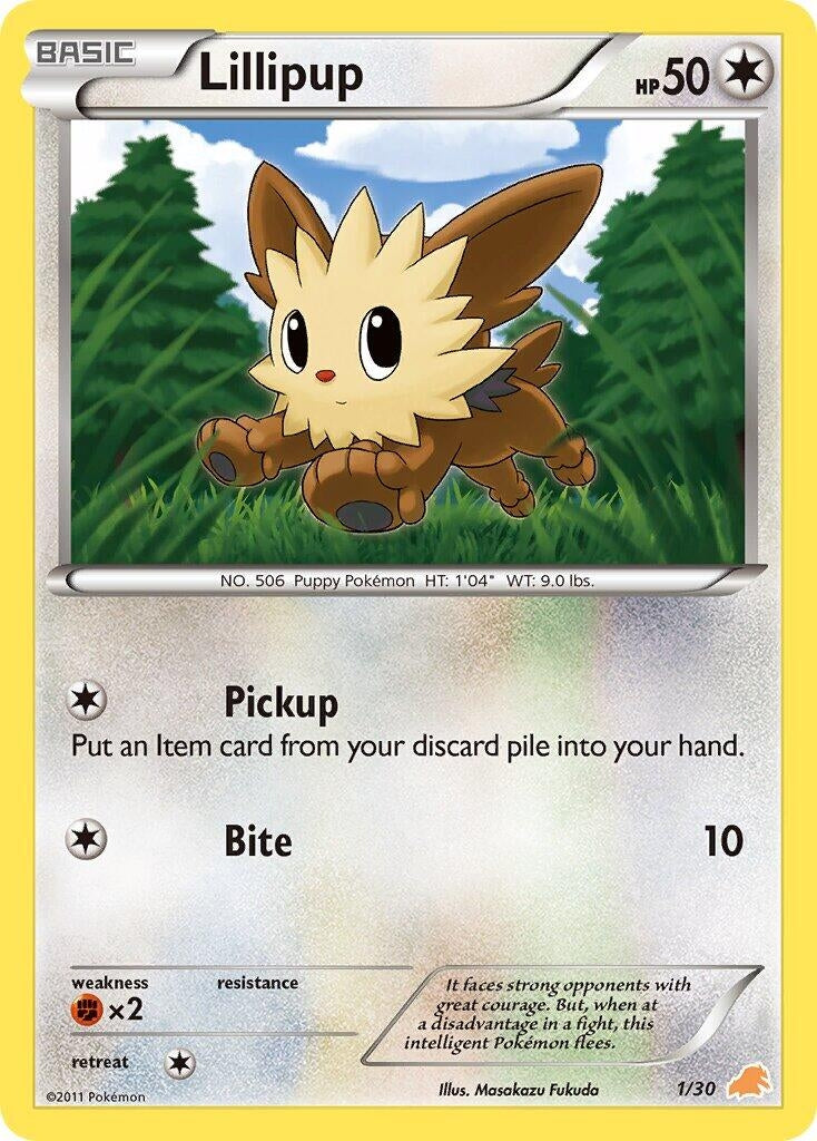 Image for Lillipup (#1) (1/30) (BW Trainer Kit: Excadrill & Zoroark) (BLW) - Pokemon