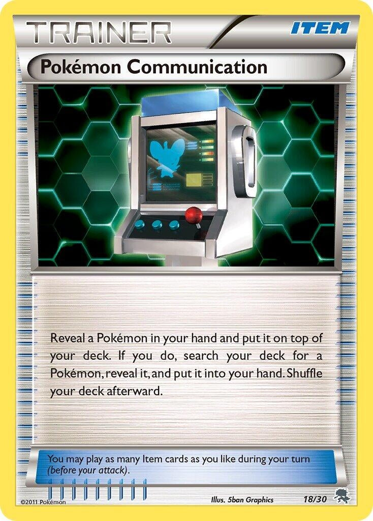 Image for Pokemon Communication (Zoroark) (18/30) (BW Trainer Kit: Excadrill & Zoroark) (BLW) - Pokemon