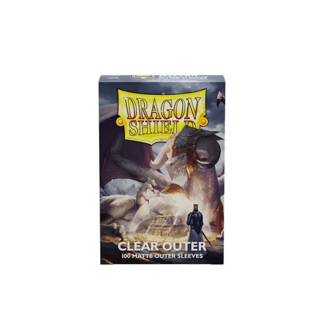 Dragon Shield - Standard 'Clear' Matte OUTER Sleeves 100 pack - PokeBox USA