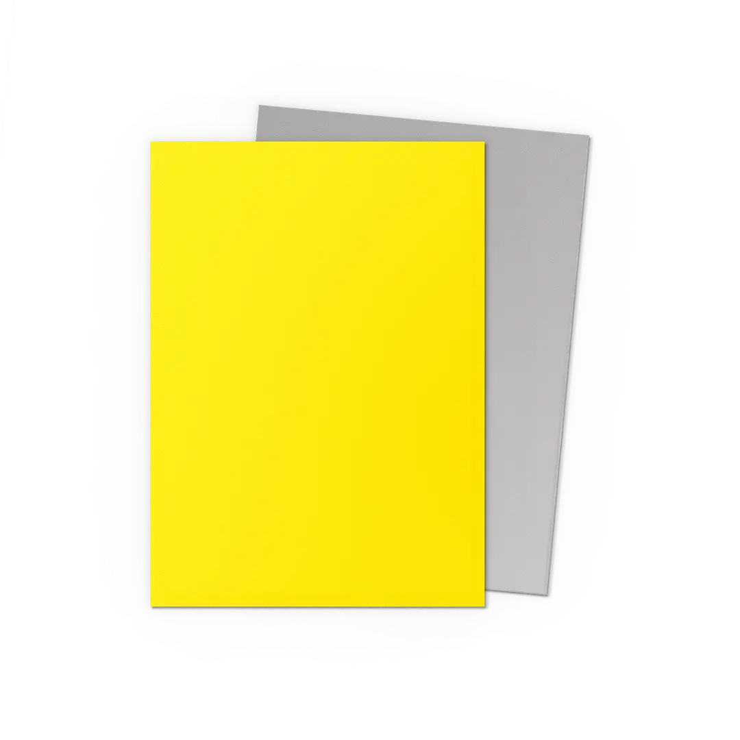 Dragon Shield - Standard 'Yellow & Silver' DUAL Matte Sleeves 100 pack - PokeBox USA
