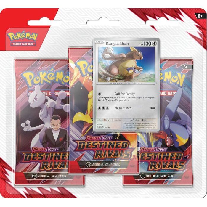 POKMON TCG Scarlet & Violet: Destined Rivals 3 Pack Blister (assorted) POKMON TCG Scarlet & Violet: Destined Rivals 3 Pack Blister (assorted)