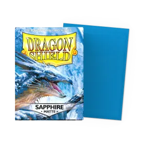Dragon Shield - Standard 'Sapphire' Matte Sleeves 100 pack - PokeBox USA
