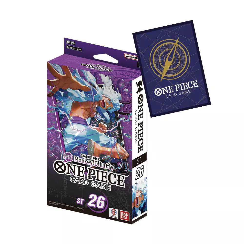 One Piece Card Game - Starter Deck 26: PURPLE/BLACK Monkey.D.Luffy (ST-26) - PokeBox USA