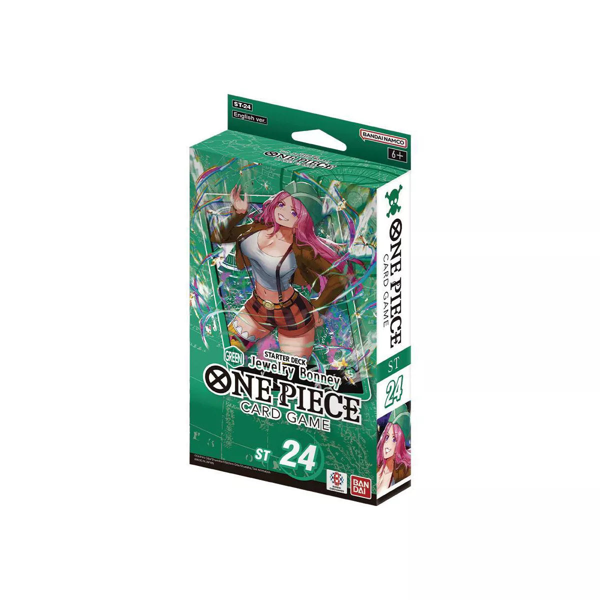 One Piece Card Game - Starter Deck 24: GREEN Jewelry Bonney (ST-24) - PokeBox USA