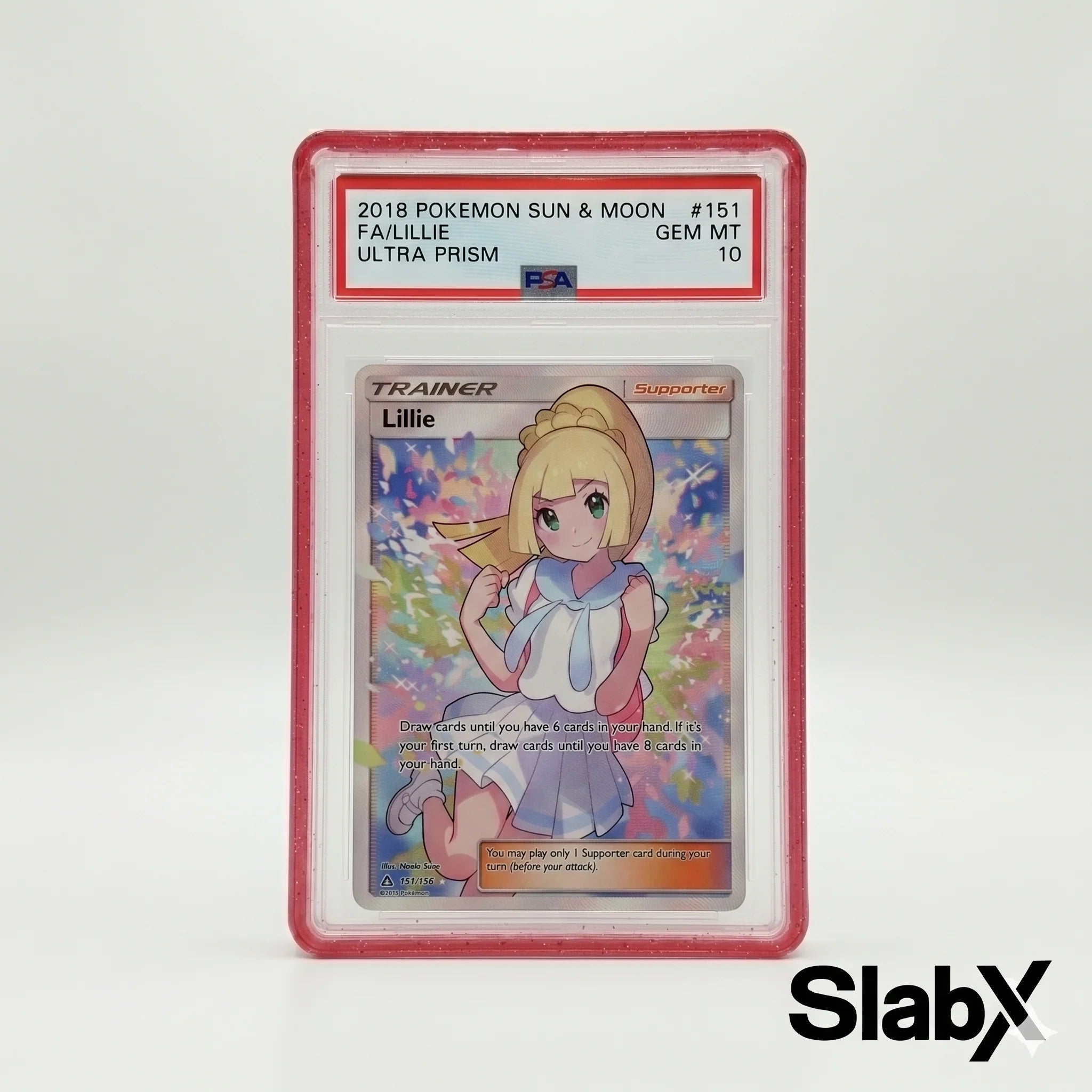 SlabX: Blush Nova - Pink Guard for Standard PSA Slabs