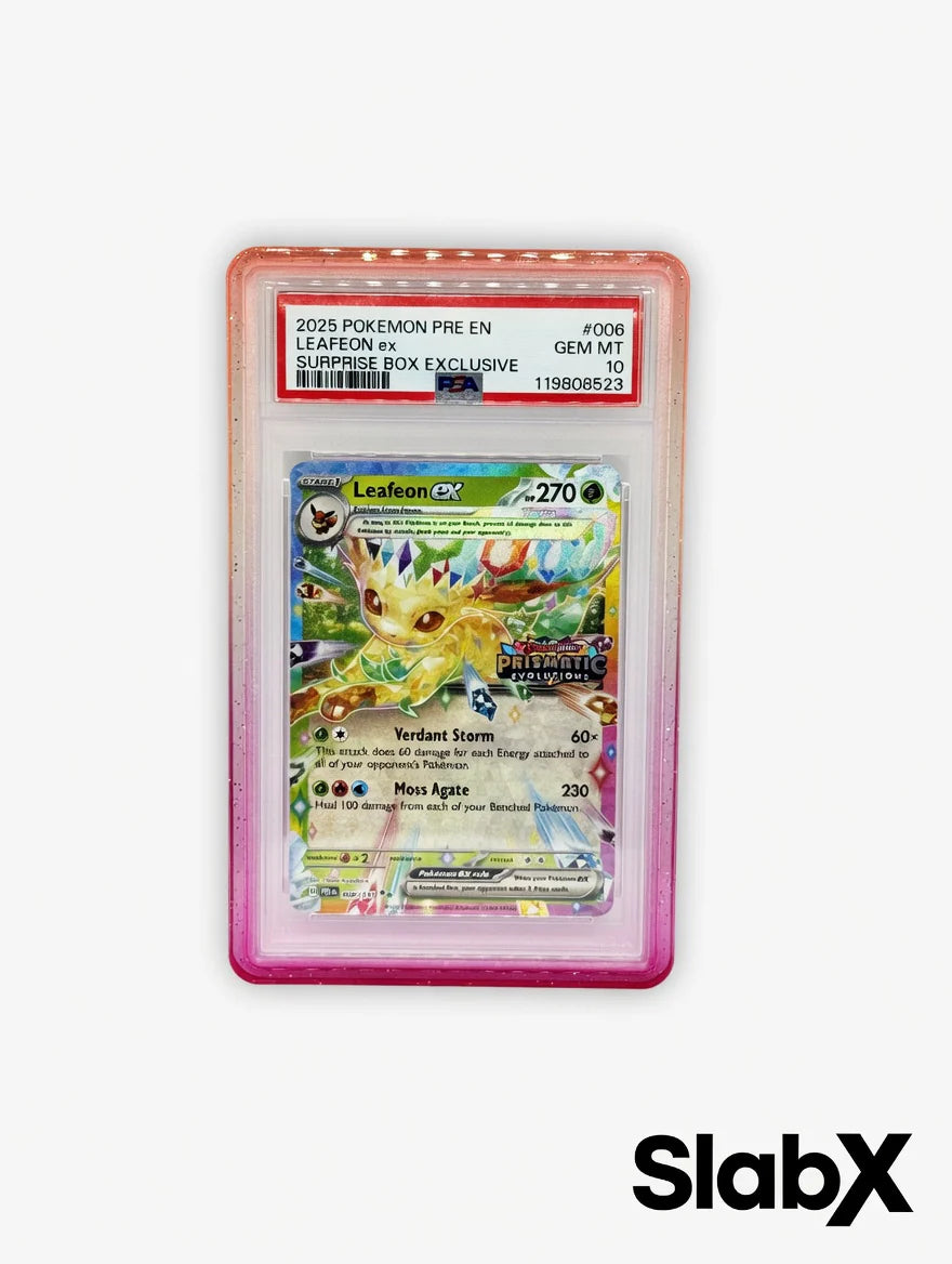 SlabX: Coral Dawn - Orange and Red Guard for Standard PSA Slabs