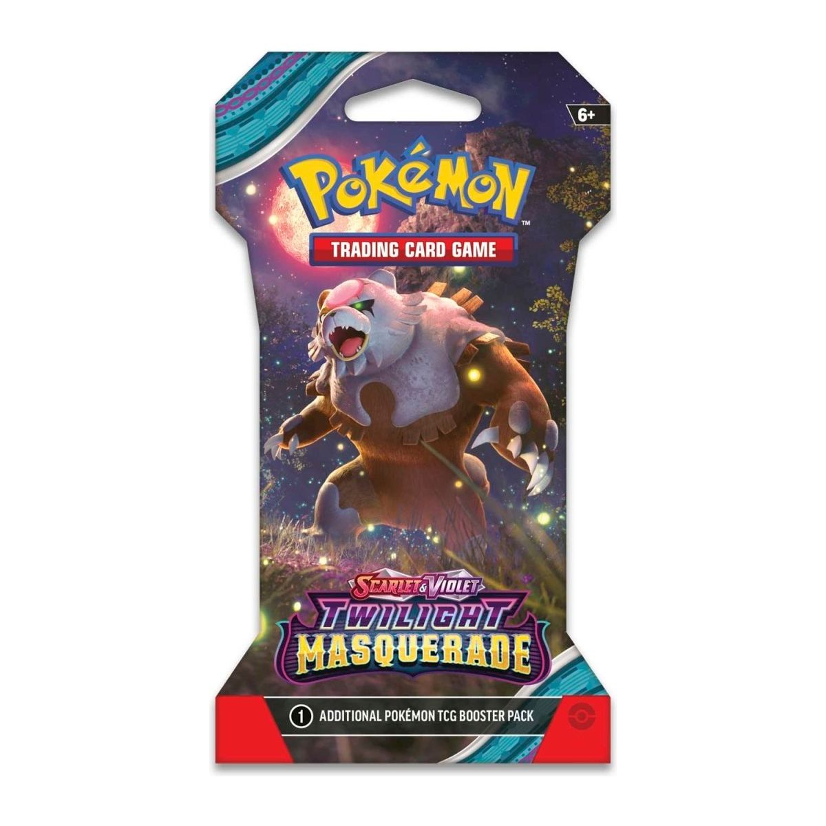 POKÉMON TCG Scarlet & Violet 6: Twilight Masquerade SLEEVED Booster Pack - PokeBox USA
