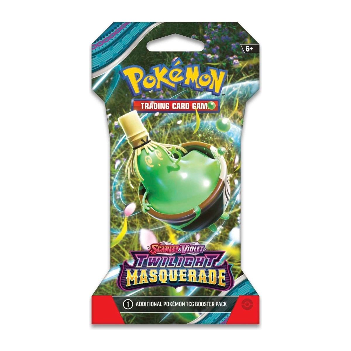 POKÉMON TCG Scarlet & Violet 6: Twilight Masquerade SLEEVED Booster Pack - PokeBox USA