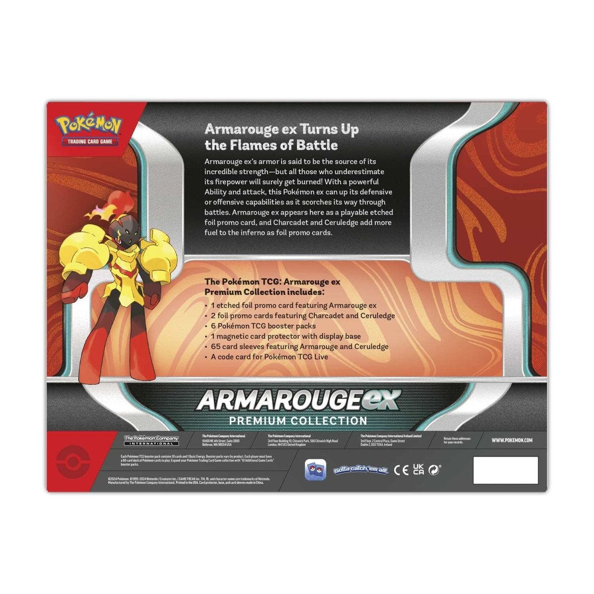 POKÉMON TCG Armarouge ex Premium Collection - PokeBox USA