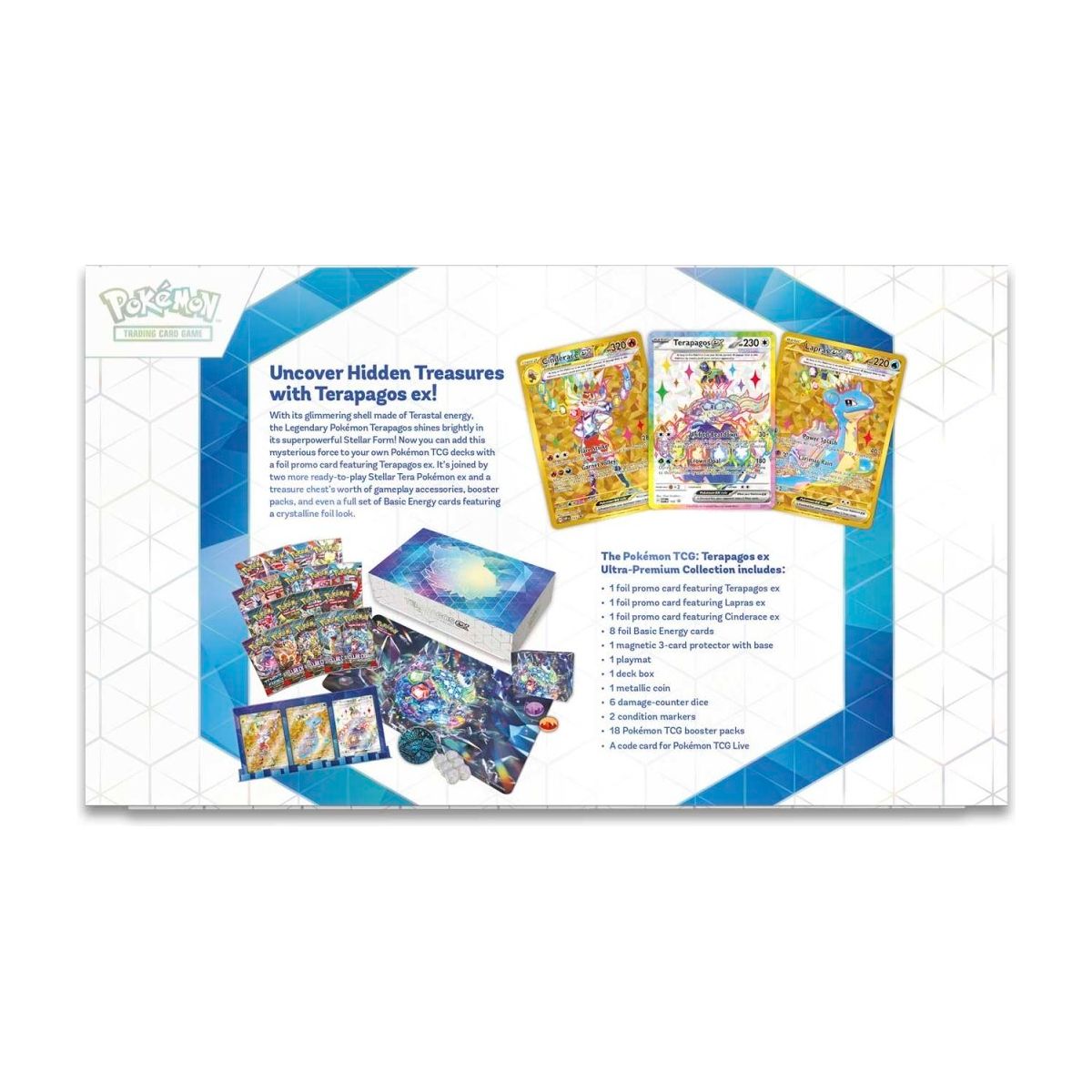 POKÉMON TCG Scarlet & Violet Terapagos Ultra-Premium Collection - PokeBox USA