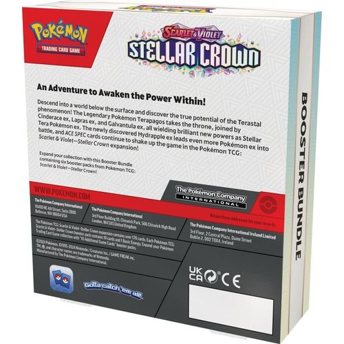 POKÉMON TCG Scarlet & Violet 7: Stellar Crown Booster Bundle - PokeBox USA