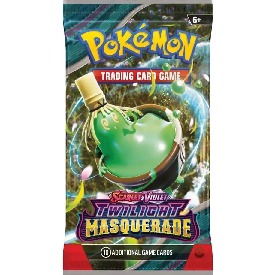 POKMON TCG Scarlet & Violet 6: Twilight Masquerade Booster Pack POKMON TCG Scarlet & Violet 6: Twilight Masquerade Booster Pack