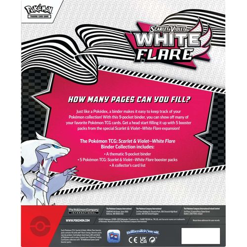 Pokémon TCG: Scarlet & Violet—White Flare Binder Collection - PokeBox USA