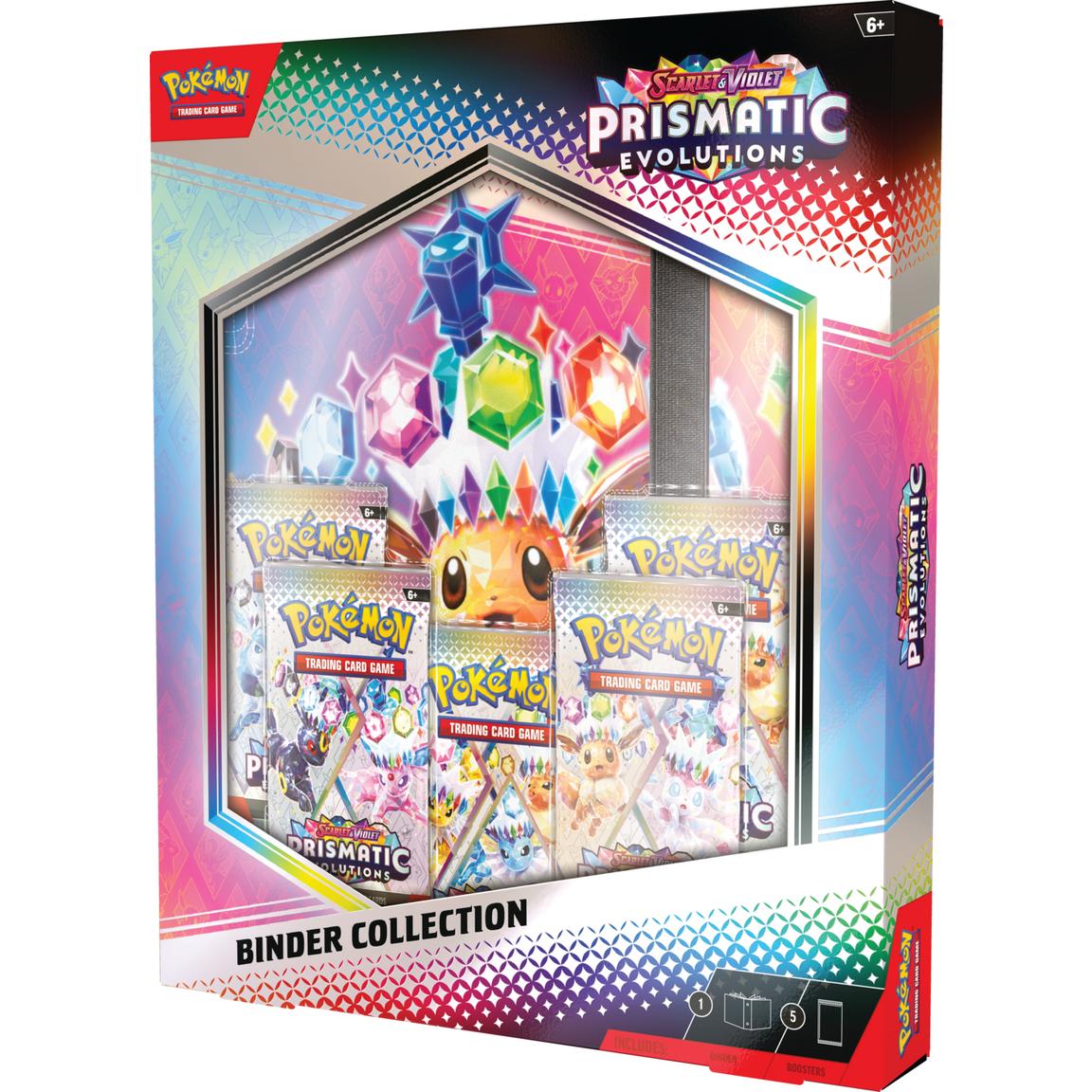 POKÉMON TCG Scarlet & Violet Prismatic Evolutions Binder Collection Box - PokeBox USA