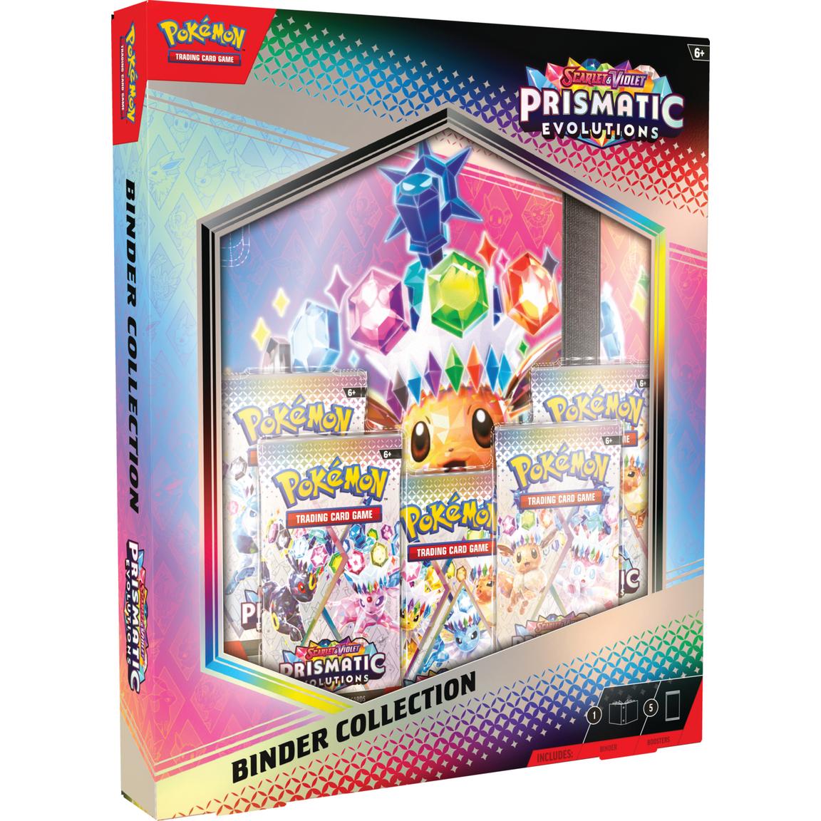 POKÉMON TCG Scarlet & Violet Prismatic Evolutions Binder Collection Box - PokeBox USA