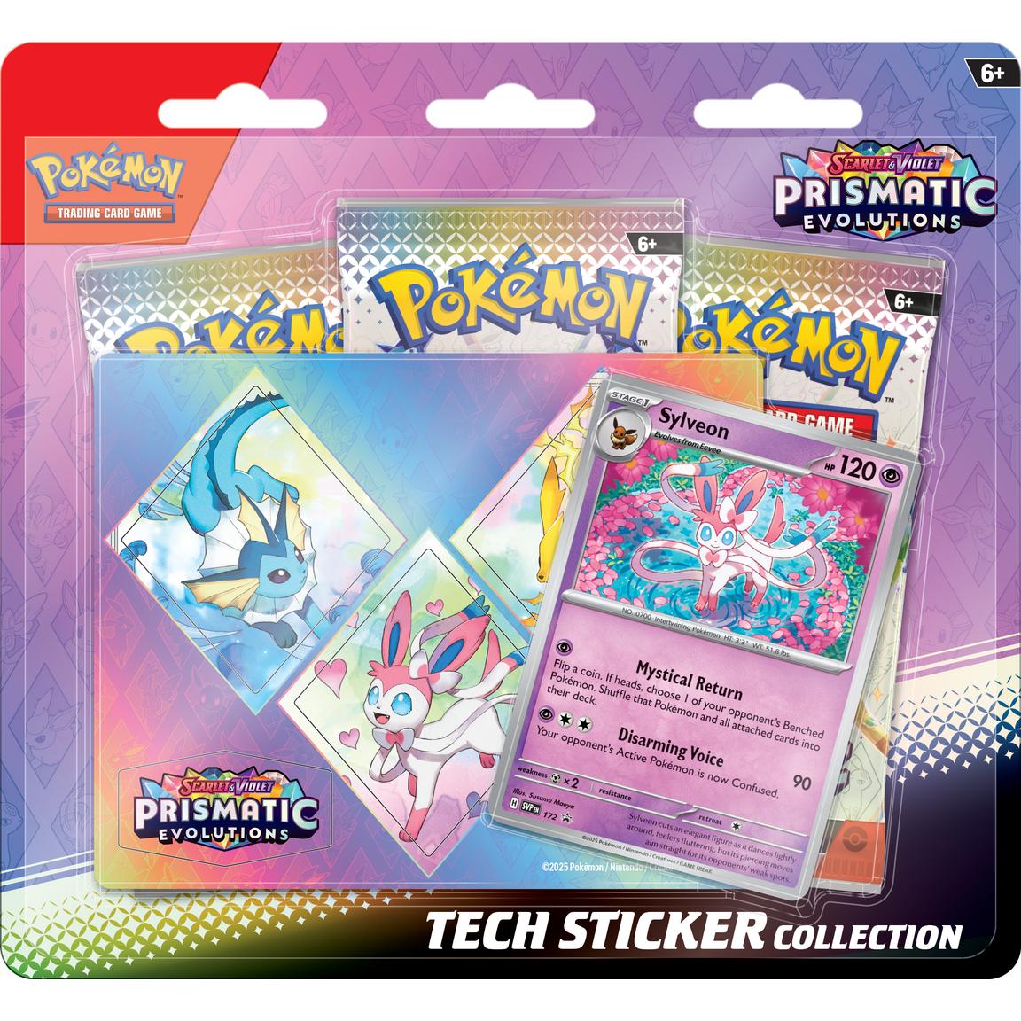 POKÉMON TCG Scarlet & Violet Prismatic Evolutions Tech Sticker Collection Blister - PokeBox USA