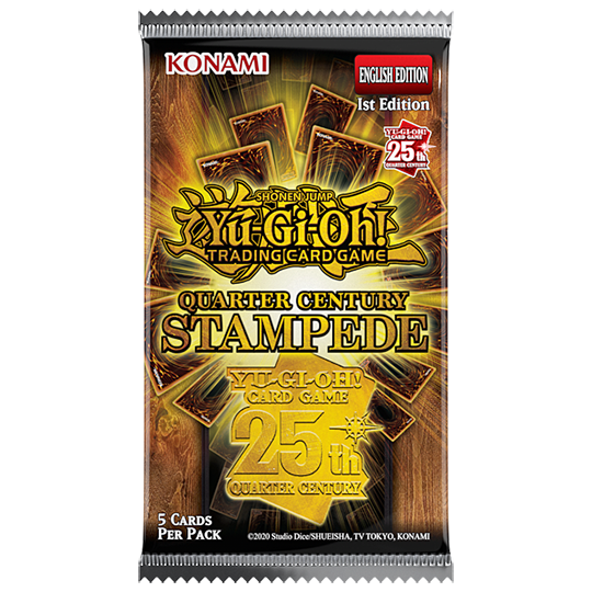 YU-GI-OH! TCG Quarter Century Stampede Booster Pack - PokeBox USA