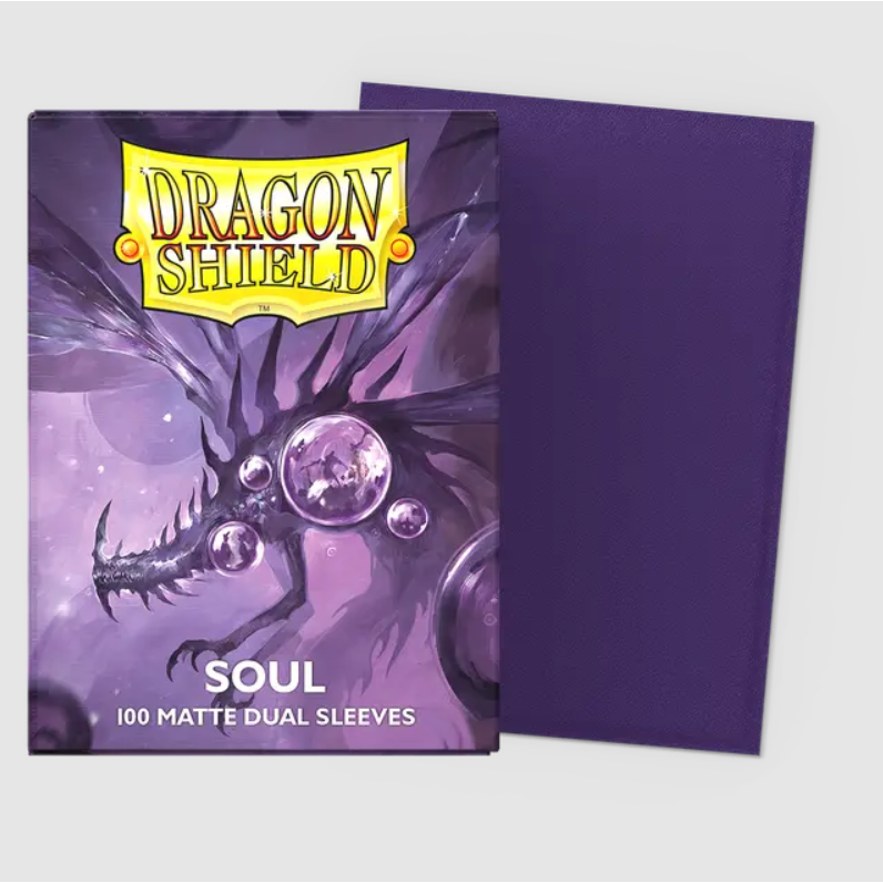 Dragon Shield - Standard 'Soul' DUAL Matte Sleeves 100 pack - PokeBox USA