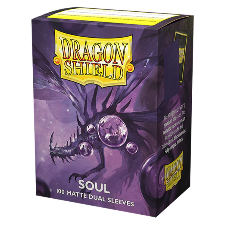 Dragon Shield - Standard 'Soul' DUAL Matte Sleeves 100 pack - PokeBox USA
