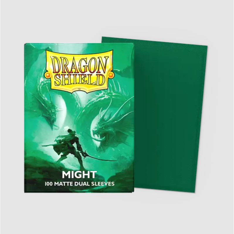 Dragon Shield - Standard 'Might' DUAL Matte Sleeves 100 pack - PokeBox USA