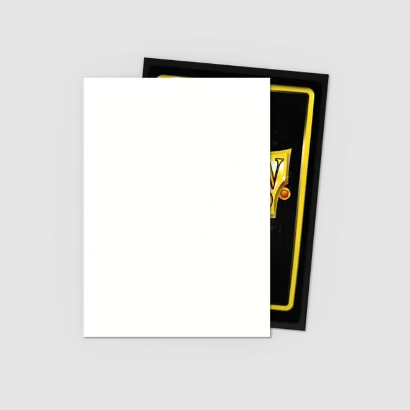 Dragon Shield - Standard 'Snow' DUAL Matte Sleeves 100 pack - PokeBox USA