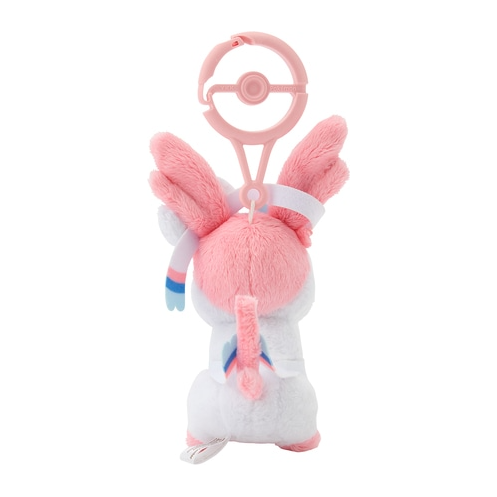 Sylveon Carabiner - Pokémon Centre Plush Keychain - PokeBox USA