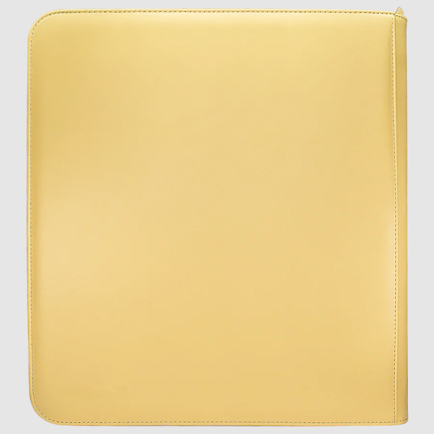 ULTRA PRO BINDER - Vivid Zip PRO-Binder - 12PKT- Yellow - PokeBox USA