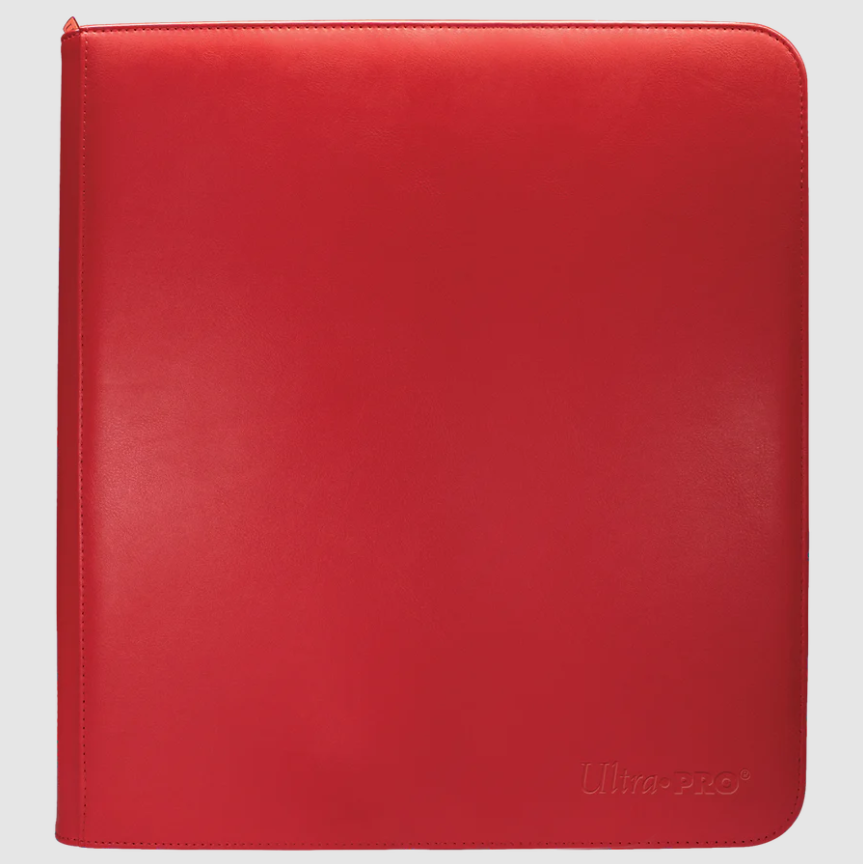ULTRA PRO BINDER - Vivid Zip PRO-Binder - 12PKT- Red - PokeBox USA
