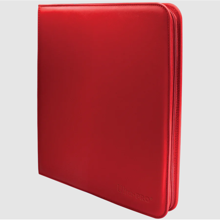ULTRA PRO BINDER - Vivid Zip PRO-Binder - 12PKT- Red - PokeBox USA