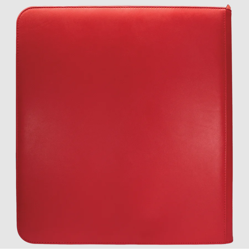 ULTRA PRO BINDER - Vivid Zip PRO-Binder - 12PKT- Red - PokeBox USA