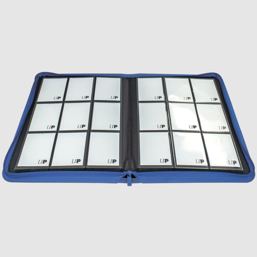 ULTRA PRO BINDER - Vivid Zip PRO-Binder - 9PKT- Blue