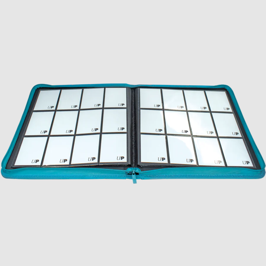 ULTRA PRO BINDER - Vivid Zip PRO-Binder - 12PKT- Teal - PokeBox USA