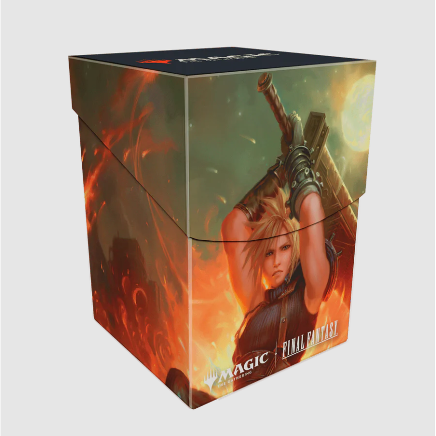 Ultra Pro- Magic: The Gathering—FINAL FANTASY Cloud, Ex-SOLDIER 100+ Deck Box - PokeBox USA
