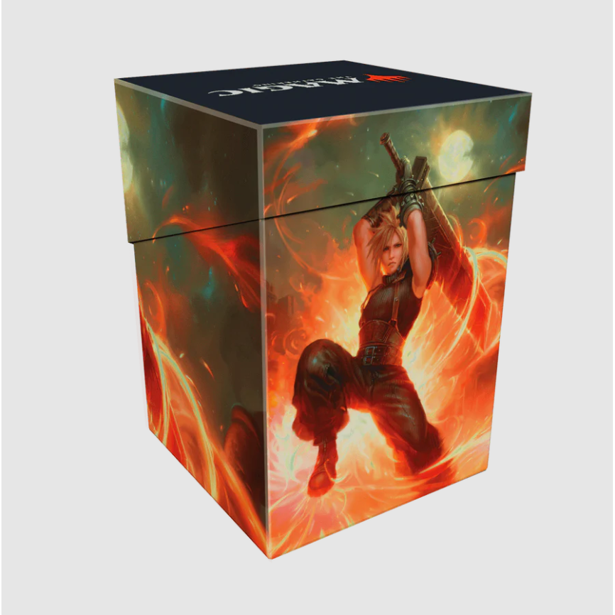 Ultra Pro- Magic: The Gathering—FINAL FANTASY Cloud, Ex-SOLDIER 100+ Deck Box - PokeBox USA