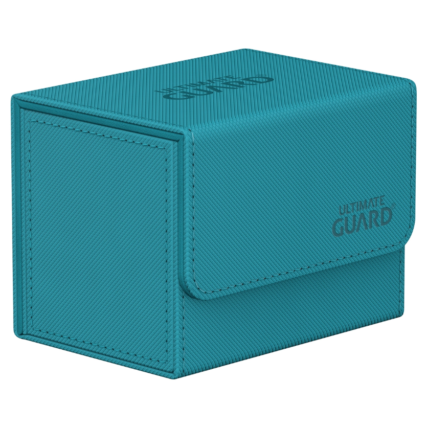 Ultimate Guard Sidewinder Deck Case 80+ Xenoskin Standard Size Monocolor Petrol Deck Box